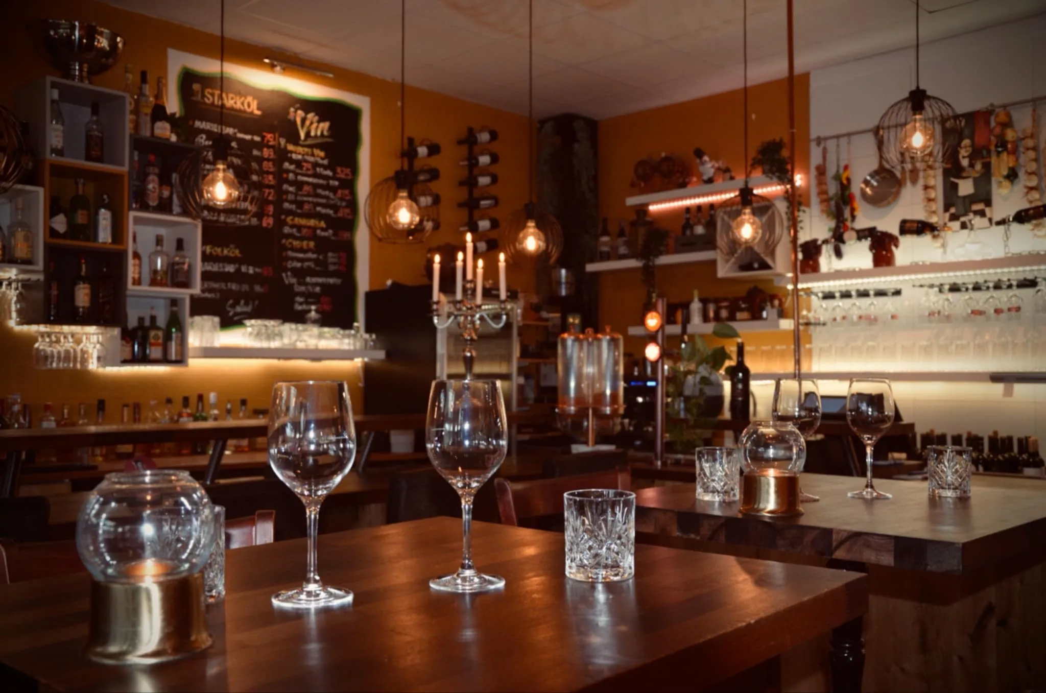 Casa Antonio restaurant interior with warm lighting and cosy atmosphere